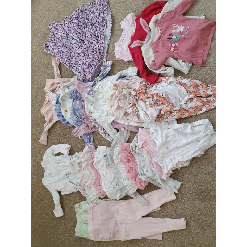 OFFERS WELCOME Baby girl clothes bundle 120 items 0-9months