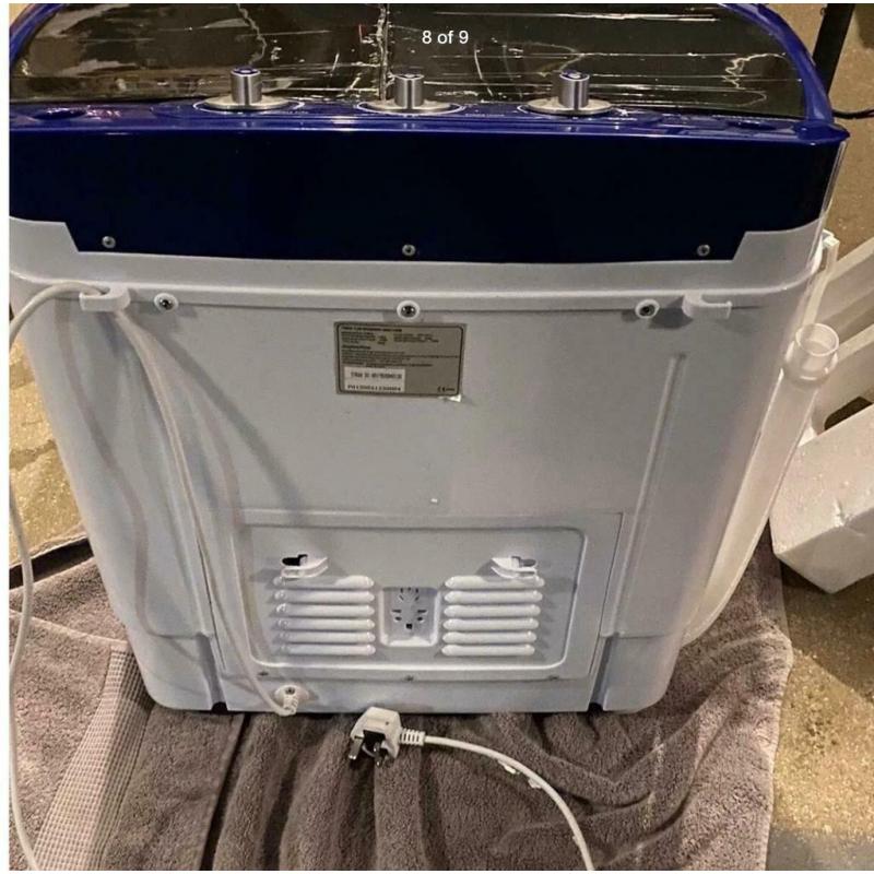 Portable Compact Mini Twin Tub Washing Machine & Spin cycle 3.6 washer & dryer