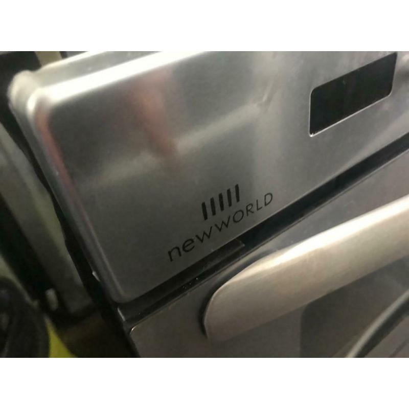 Stainless steel new world 70cm by 60cm integrated grill & gas ovens good condition with guarantee