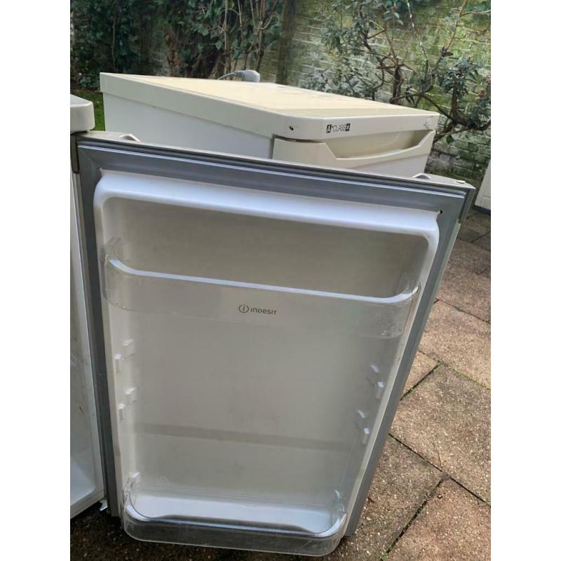 Under the Counter Indesit A+ Class fridge.
