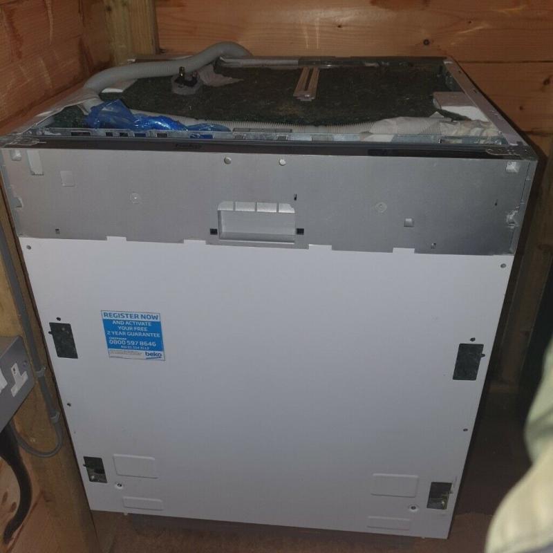 Integrated full size Beko dishwasher