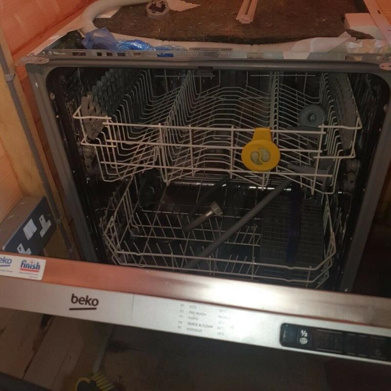 Integrated full size Beko dishwasher