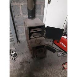 Vintage Nelson Log Burning Stove