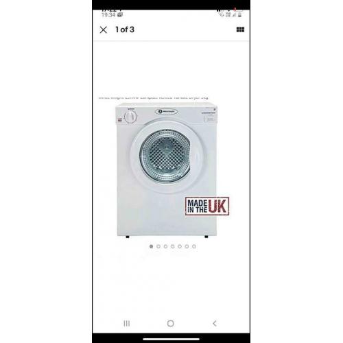 New 3kg Mini Tumble Dryer RRP ?179 only ?85