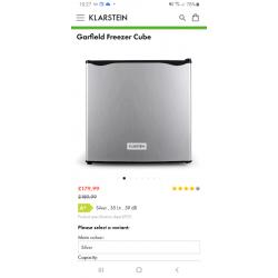 Mini freezer klarstein brand new