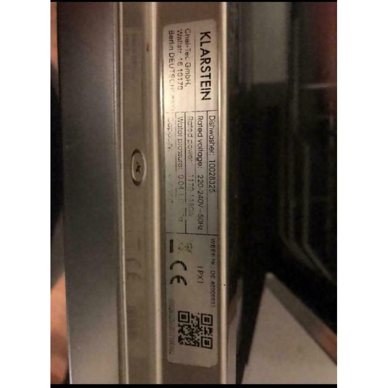 Countertop dishwasher