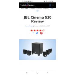 JBL Cinema 510 Surround System