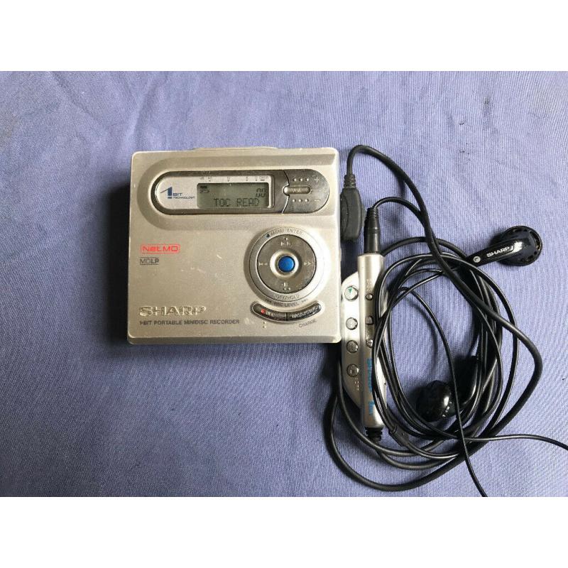 Sharp IM-DR420 Personal 1Bit MiniDisc Player Recorder Net MD