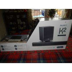 MAJORITY K2 BLUETOOTH SOUNDBAR - NEVER BEEN OPENED - DUPLICATED GIFT