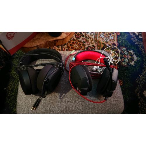 Two headsets one in ear Earphones. ?70