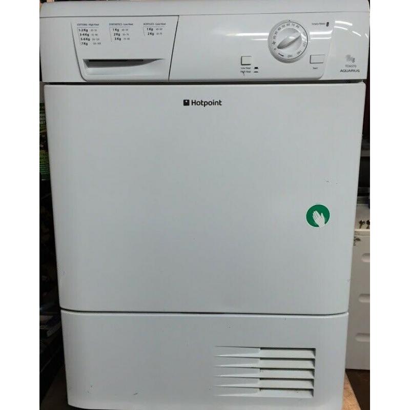 L33 Hotpoint CDN7000 7kg White Condenser Tumble Dryer 1YEAR WARRANTY FREE DELIVERY
