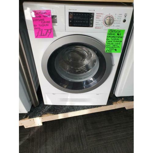 White ex display Bosch 7/4kg load washer and dryer
