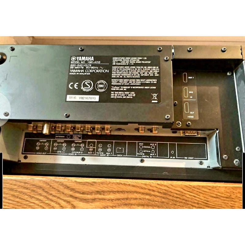 Yamaha Digital Sound Projector YSP40D + Subwoofer