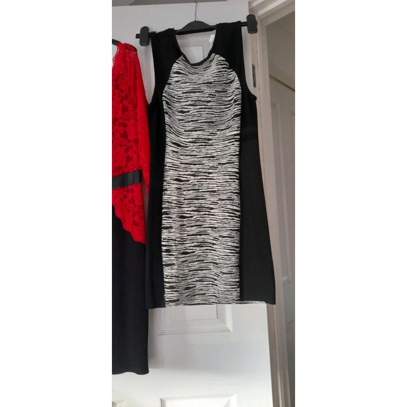 Black and white dress