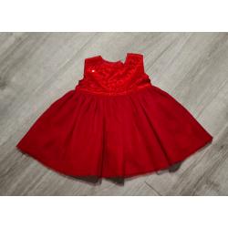 Baby girl age up to 3mths red dress.