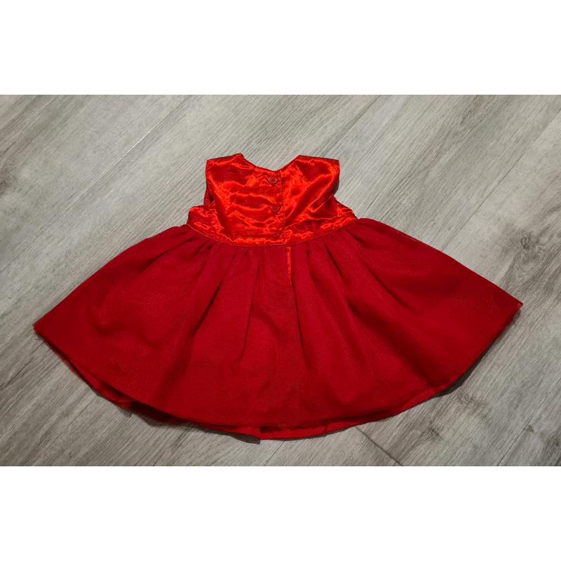 Baby girl age up to 3mths red dress.