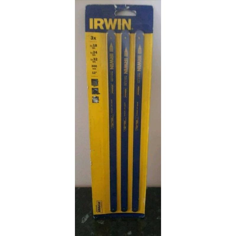Irwin hacksaw blades variety pack of 3 300mm