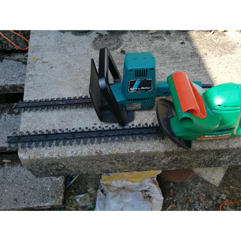 2 X black & decker hedge trimmers spares/ repair