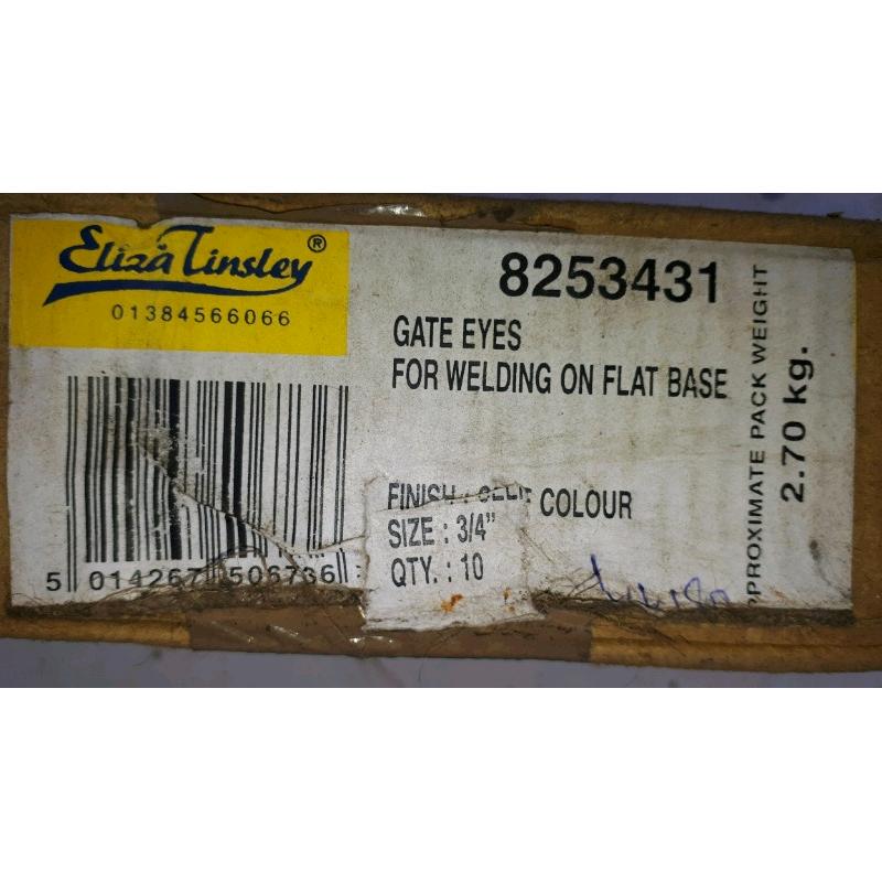 Gate Eyes To Weld On Flat Base 3/4"