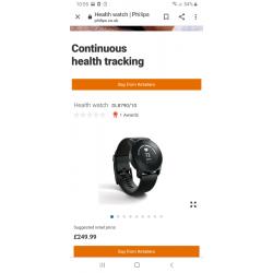 Philips health watch