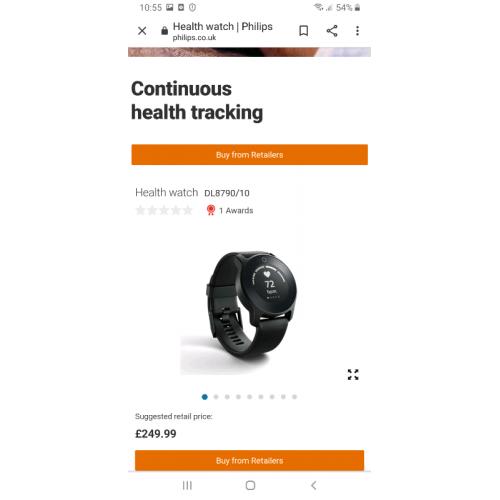 Philips health watch