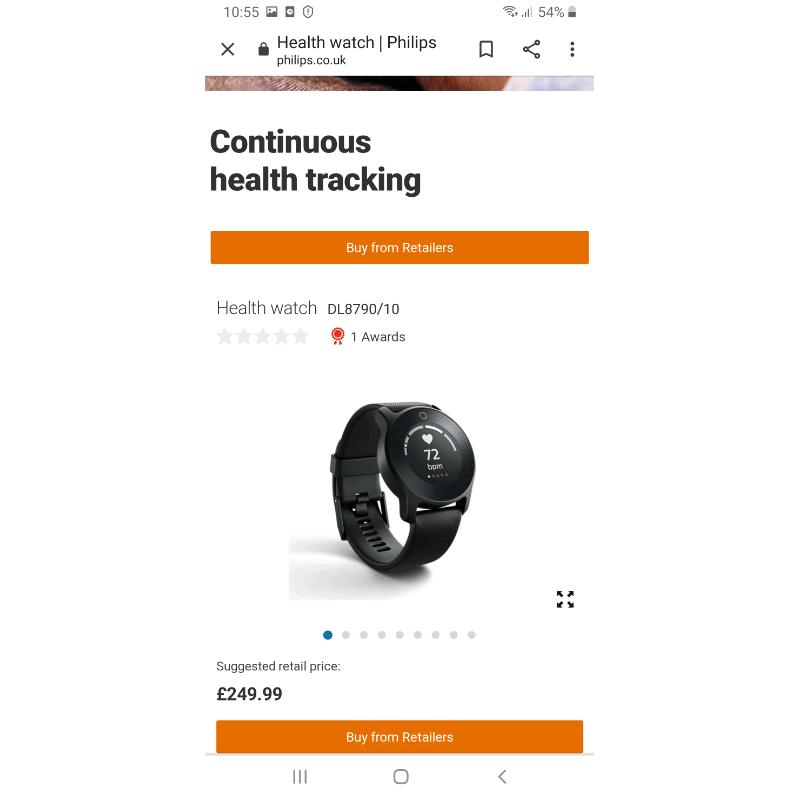 Philips health watch