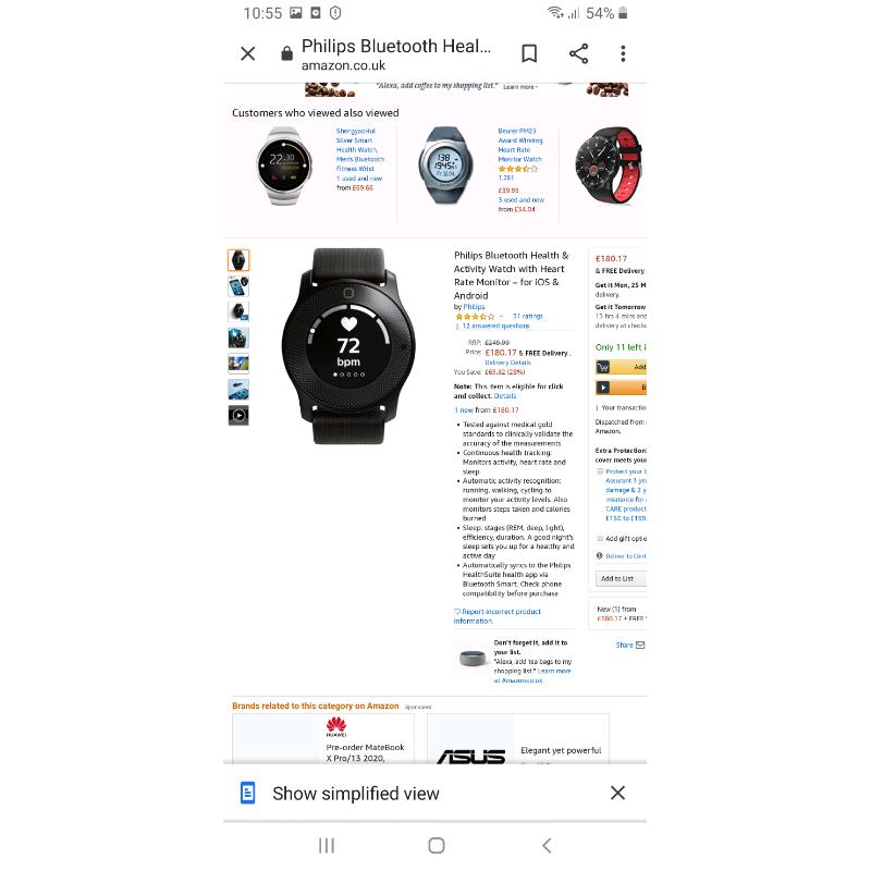 Philips health watch