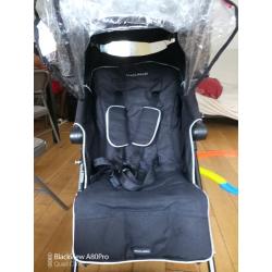 Maclaren xt in black with accessories