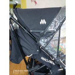 Maclaren xt in black with accessories