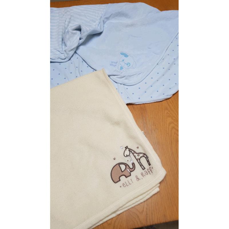 Set of 4 Baby blankets