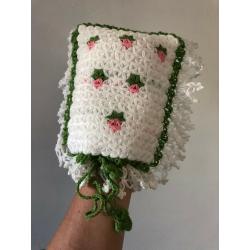 Handmade VEGAN Body Scrubbing Kese - HANDWOVEN TURKISH HAMMAM GLOVE - Cleansing Cloth Mitt