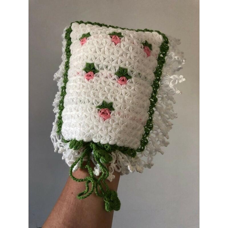 Handmade VEGAN Body Scrubbing Kese - HANDWOVEN TURKISH HAMMAM GLOVE - Cleansing Cloth Mitt
