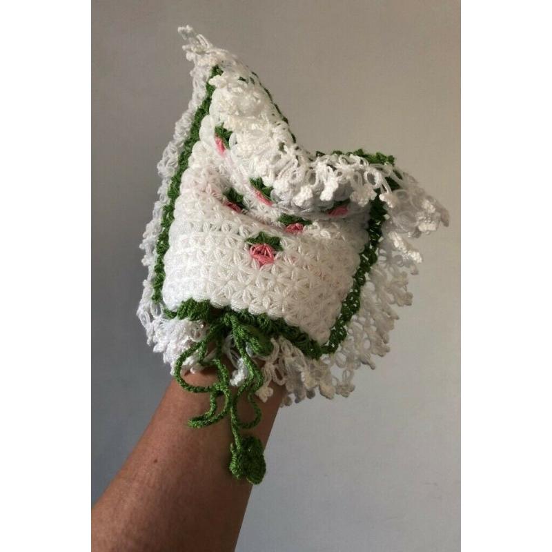 Handmade VEGAN Body Scrubbing Kese - HANDWOVEN TURKISH HAMMAM GLOVE - Cleansing Cloth Mitt