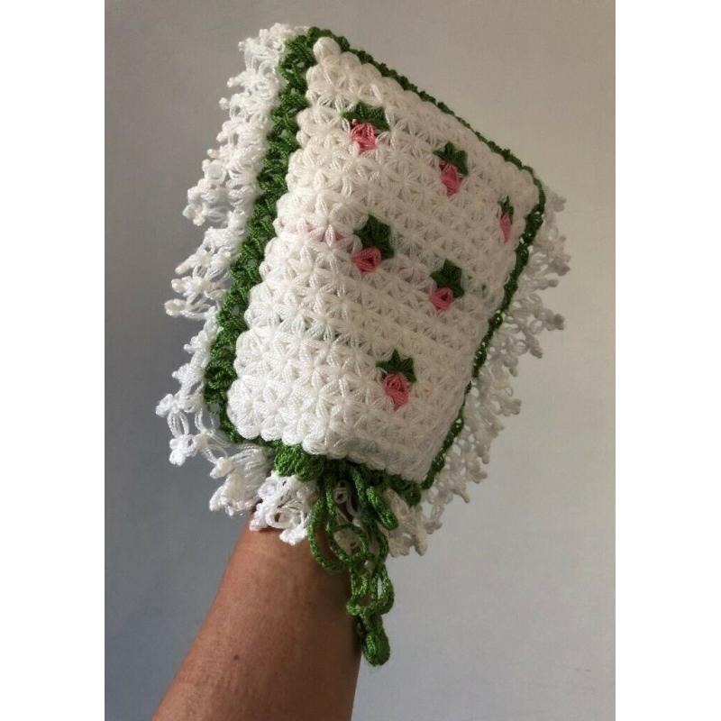 Handmade VEGAN Body Scrubbing Kese - HANDWOVEN TURKISH HAMMAM GLOVE - Cleansing Cloth Mitt
