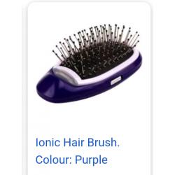 Ionic massage hair brush