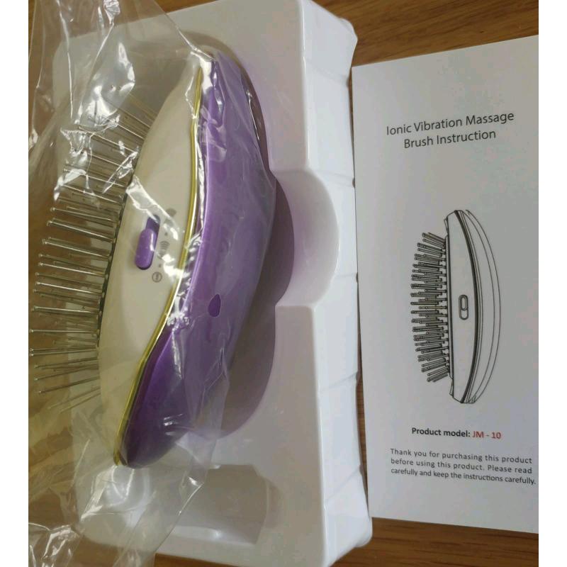 Ionic massage hair brush