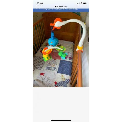 Tiny love musical and spinning cot mobile