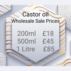 Wholesale 100% Black Castor oil