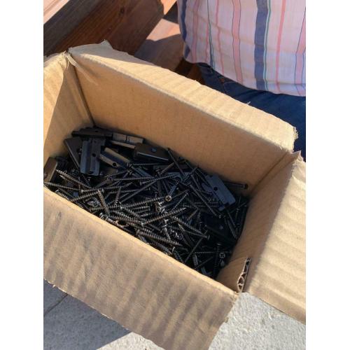 Composite decking clips