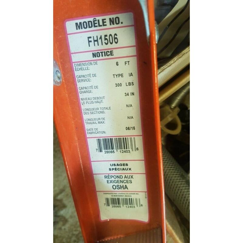Single Piece Fiberglass Ladder