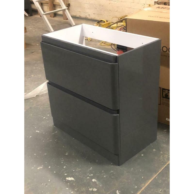 Brand new Grey vanity unit only
