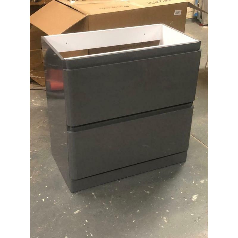 Brand new Grey vanity unit only