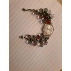 LADIES SWATCH MINI Quartz Watch Green and red RARE