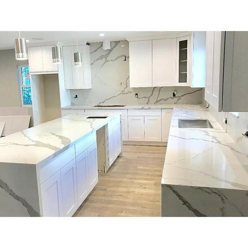 Calacatta Gold Festival Sale | Calacatta Gold Quartz Kitchen Countertop at Low Price