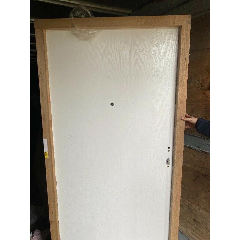Interior composite fire doors