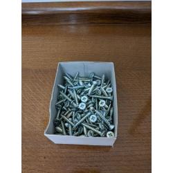 200 COUNTERSUNK FIRMGRIP TWIN THREAD ZINC PLATED STEEL WOODSCREWS 10 X 1.25" NEW