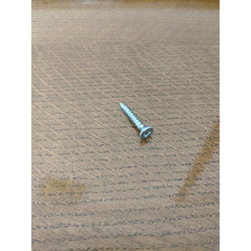 200 COUNTERSUNK FIRMGRIP TWIN THREAD ZINC PLATED STEEL WOODSCREWS 10 X 1.25" NEW