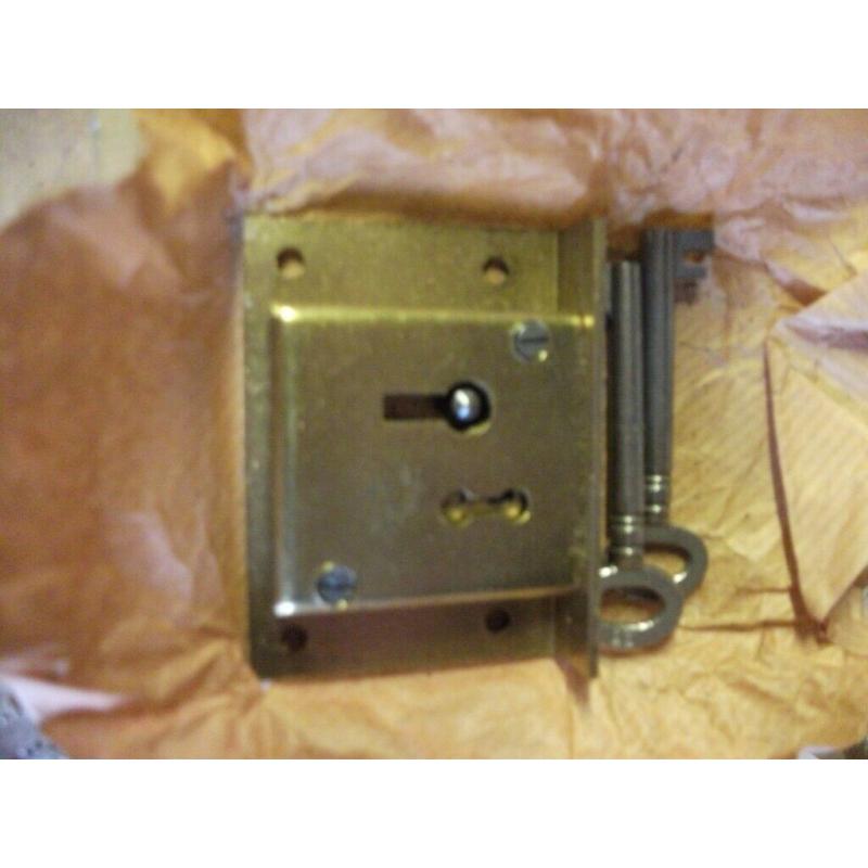 Brand New Brass Locks with 2 keys still wrapped in brown paper as purchased. I have 11