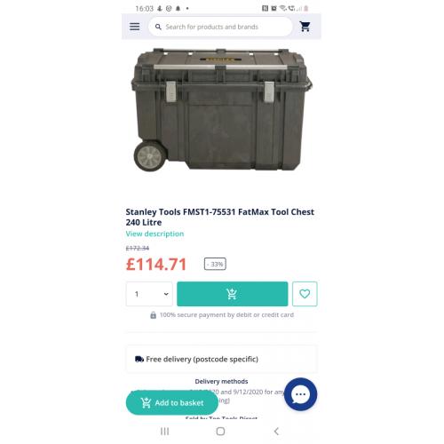 Stanley ToolBox extra large