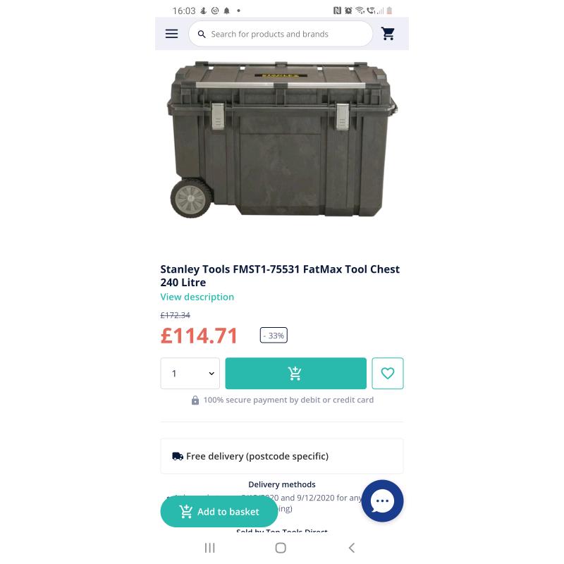 Stanley ToolBox extra large